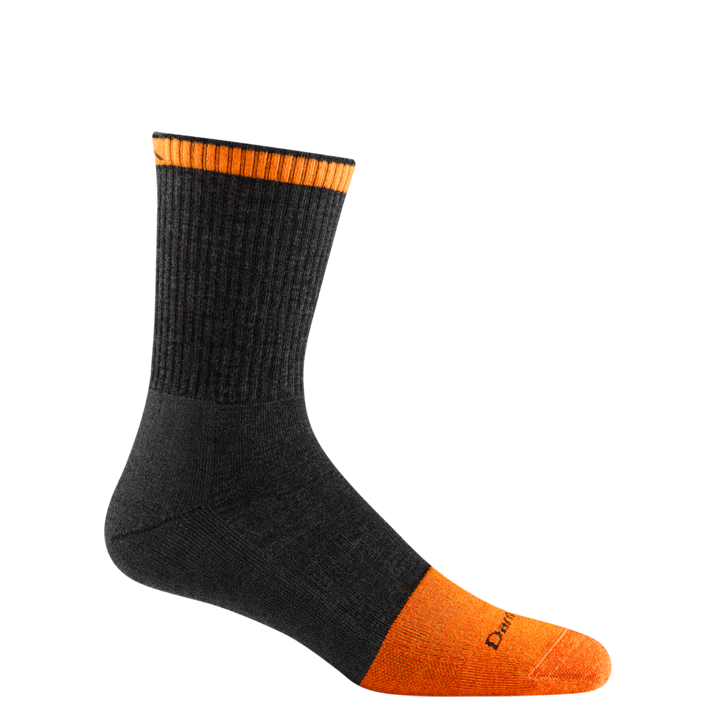 Darn Tough® - Men's Merino Wool Steely Full Cushion Work Sock - Midweight - Graphite - MADE IN THE USA!