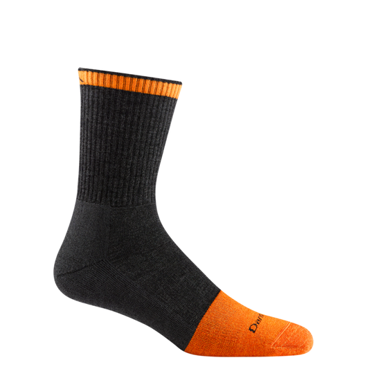 Darn Tough® - Men's Merino Wool Steely Full Cushion Work Sock - Midweight - Graphite - MADE IN THE USA!