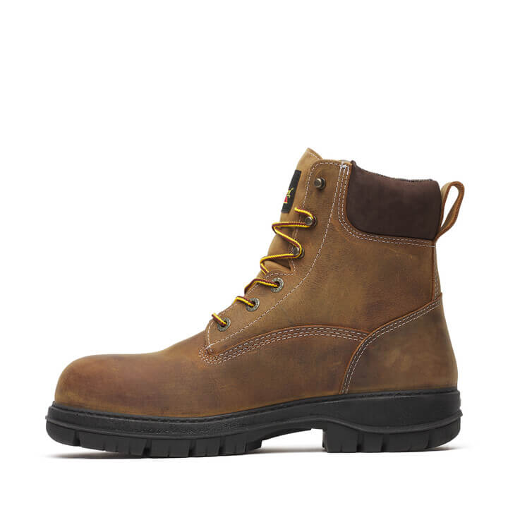 Thorogood - 804-4149 Injected Chestnut Leather Nano Safety Toe Waterproof Work Boot - MADE IN USA