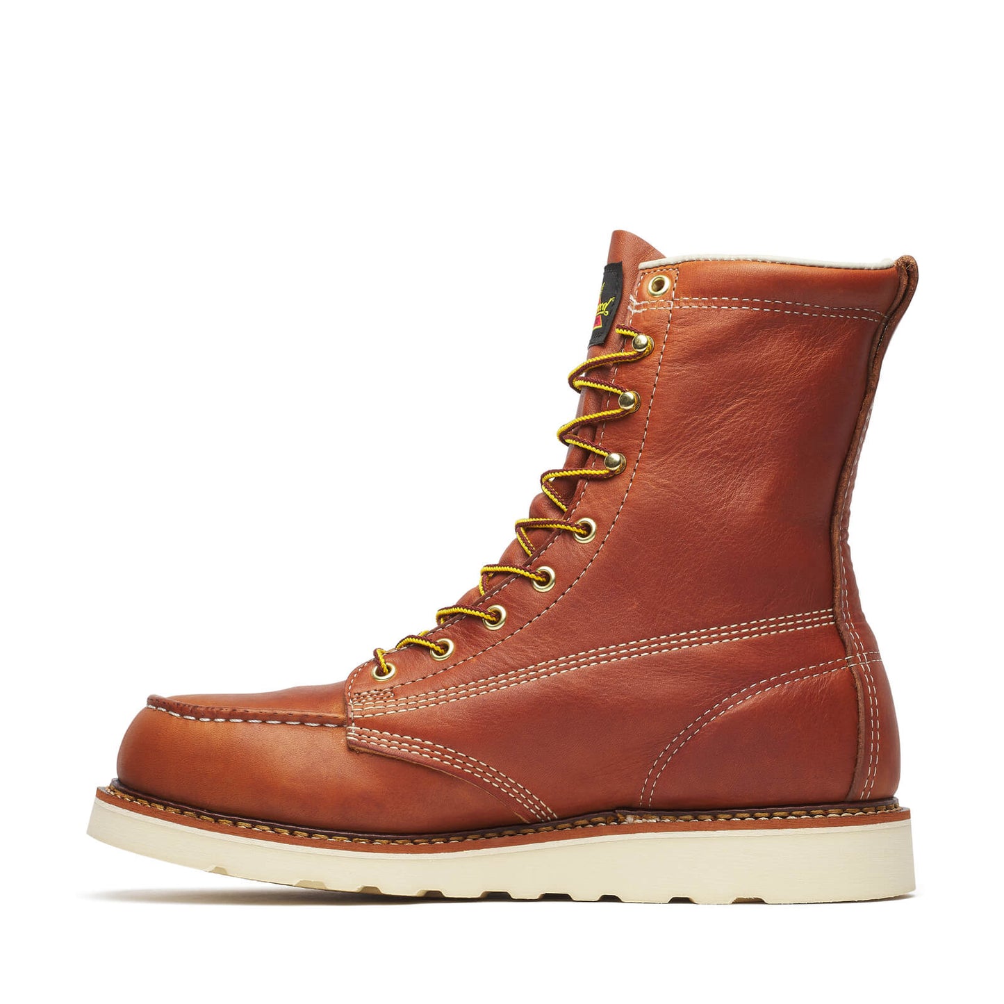 Thorogood - 804-4208 8" Tobacco Leather Steel Toe Moc Toe Work Boot - MADE IN THE USA
