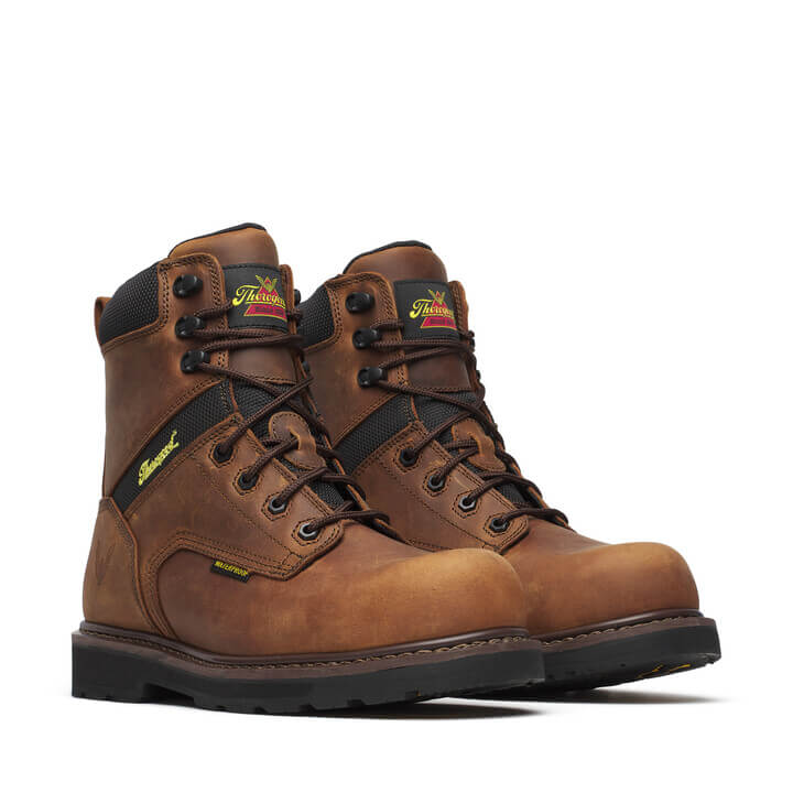 Thorogood - 804-4243 8" Brown Leather Waterproof Composite Toe Work Boot