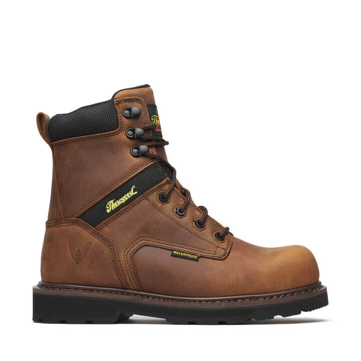 Thorogood - 804-4243 8" Brown Leather Waterproof Composite Toe Work Boot