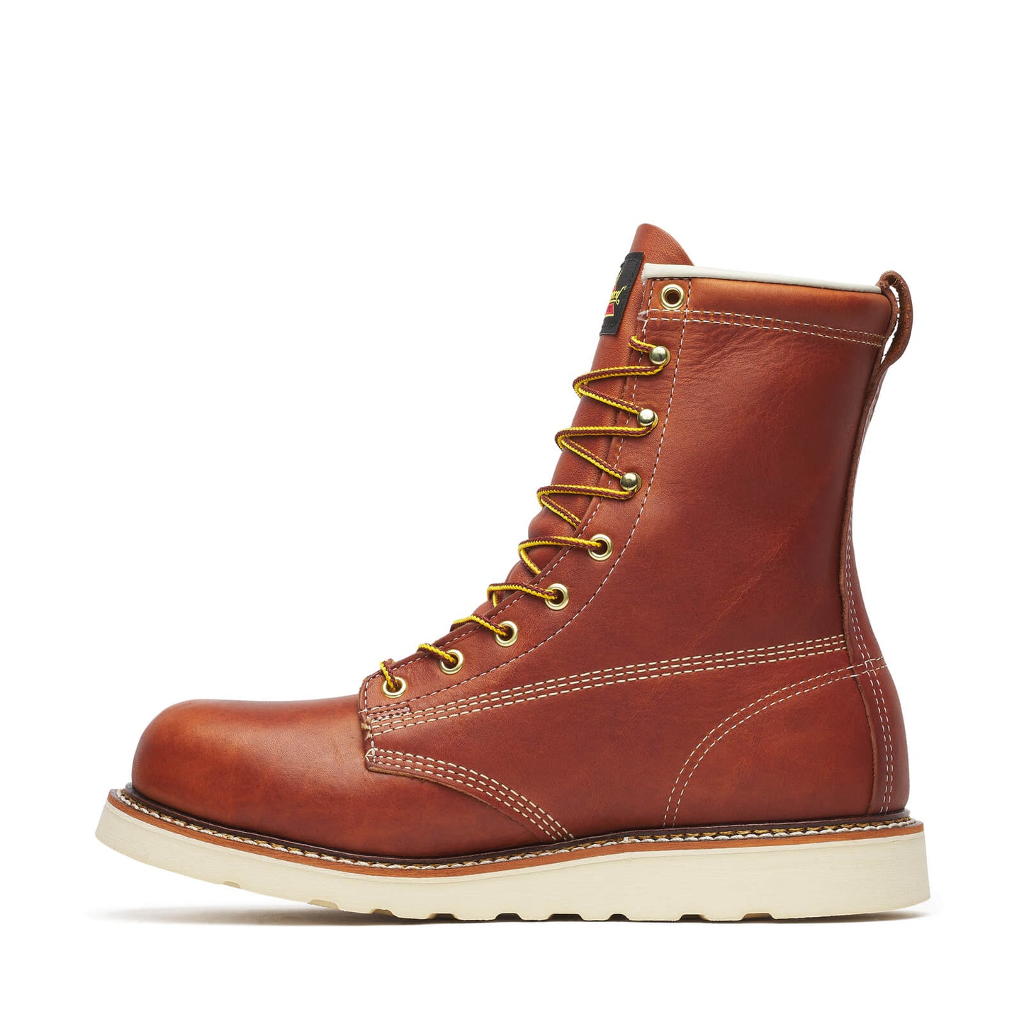 Thorogood - 804-4364 8" Tobacco Leather Steel Toe Work Boot - MADE IN THE USA