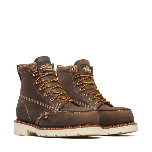 Thorogood - 804-4375 Crazy Horse Leather Steel Toe Moc Toe Work Boot - MADE IN THE USA