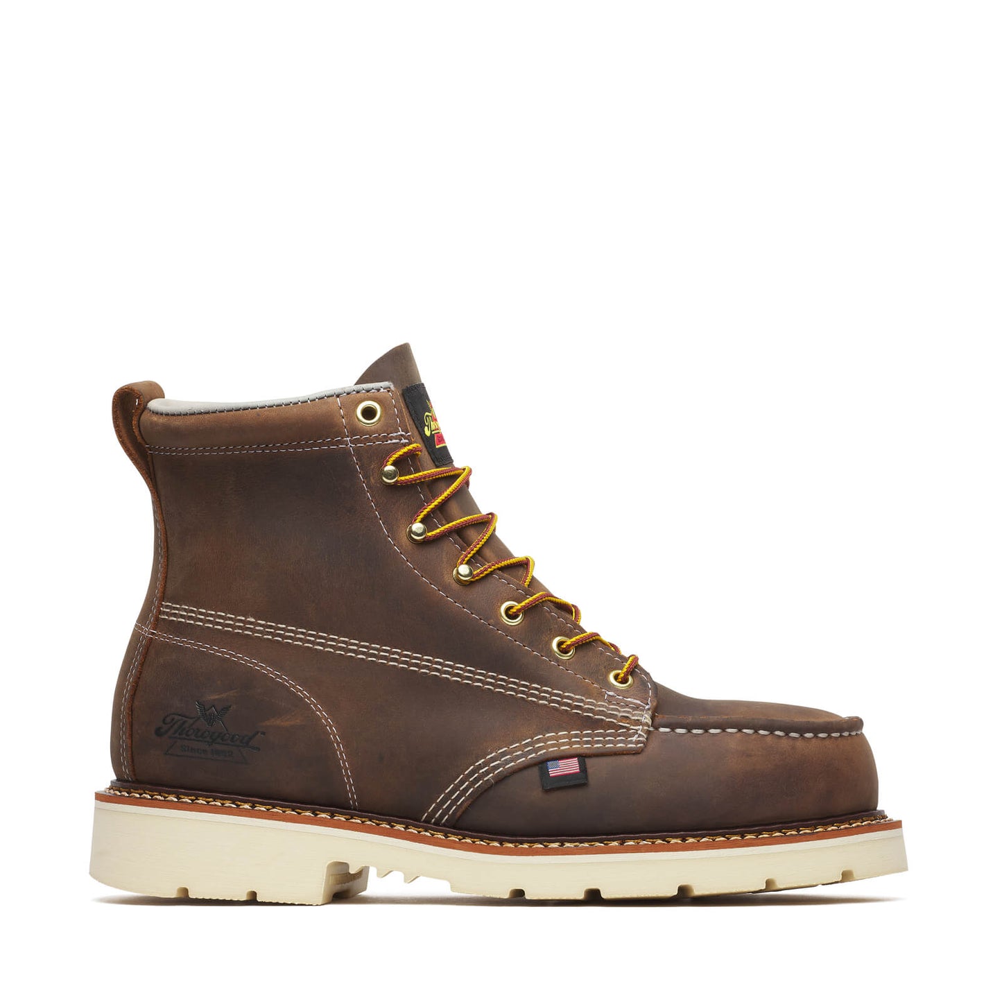 Thorogood - 804-4375 Crazy Horse Leather Steel Toe Moc Toe Work Boot - MADE IN THE USA