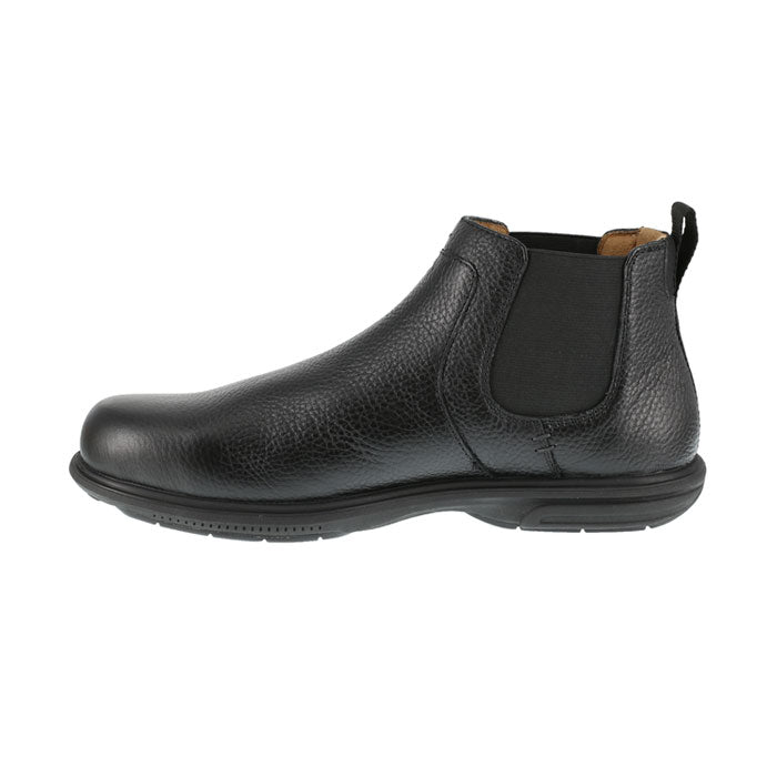 Florsheim Work - Loedin Black Leather Steel Toe Twin Gore Work Shoe - FS2030