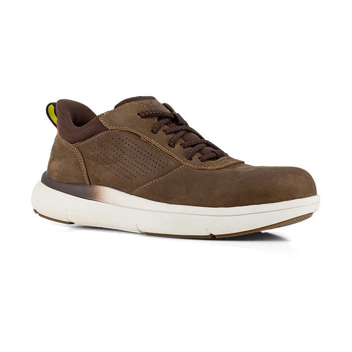 Florsheim Work - Fleet Brown Composite Toe Elastic Lace Work Shoe - FS2782