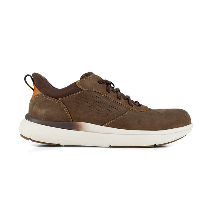 Florsheim Work - Fleet Brown Composite Toe Elastic Lace Work Shoe - FS2782