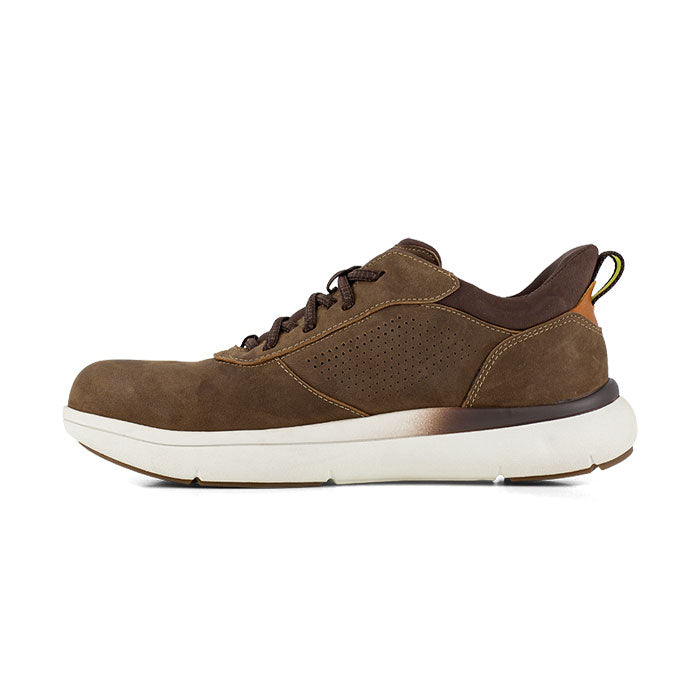 Florsheim Work - Fleet Brown Composite Toe Elastic Lace Work Shoe - FS2782