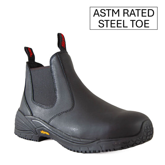 Snap-on® Carb - Steel Toe, 5-Inch Slip-On