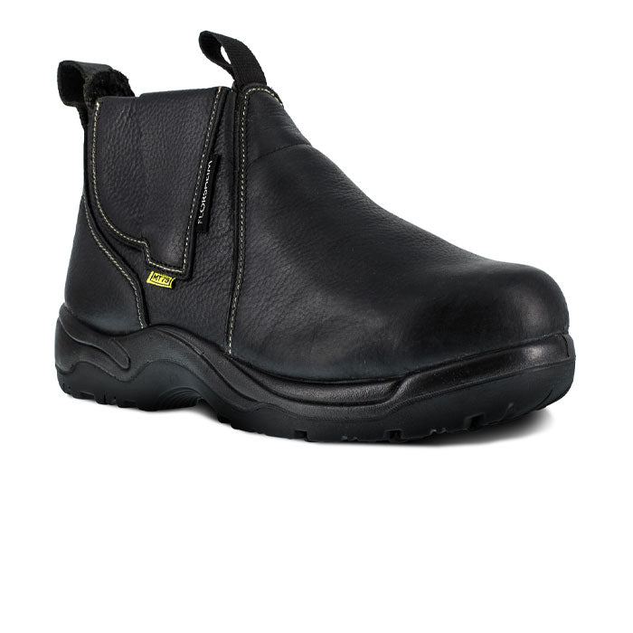 Florsheim Work - Hercules Black Leather Steel Toe Met Guard Work Boot - FE690