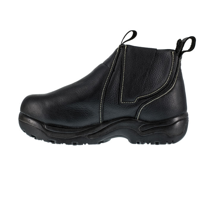 Florsheim Work - Hercules Black Leather Steel Toe Met Guard Work Boot - FE690