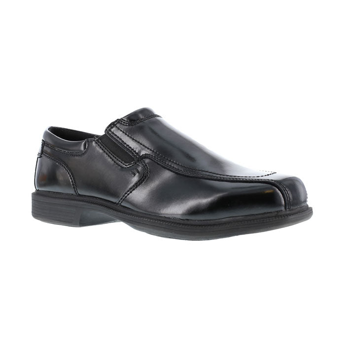 Florsheim Work - Coronis Black Leather Steel Toe Slip On Work Shoe - FS2005