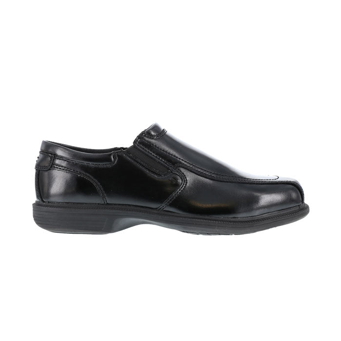 Florsheim Work - Coronis Black Leather Steel Toe Slip On Work Shoe - FS2005