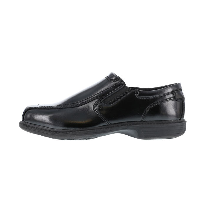 Florsheim Work - Coronis Black Leather Steel Toe Slip On Work Shoe - FS2005