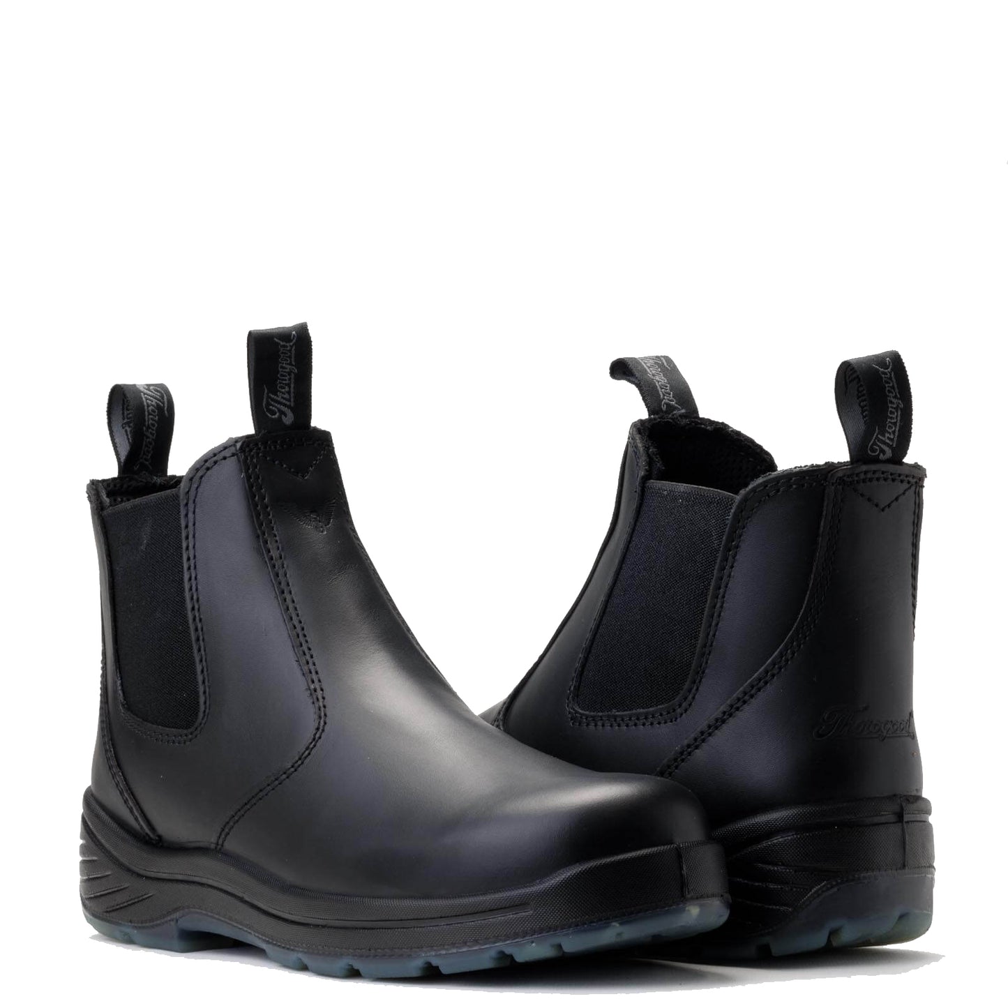 Thorogood - 804-6134 Quick Release Black Leather Safety Toe Station Work Boot