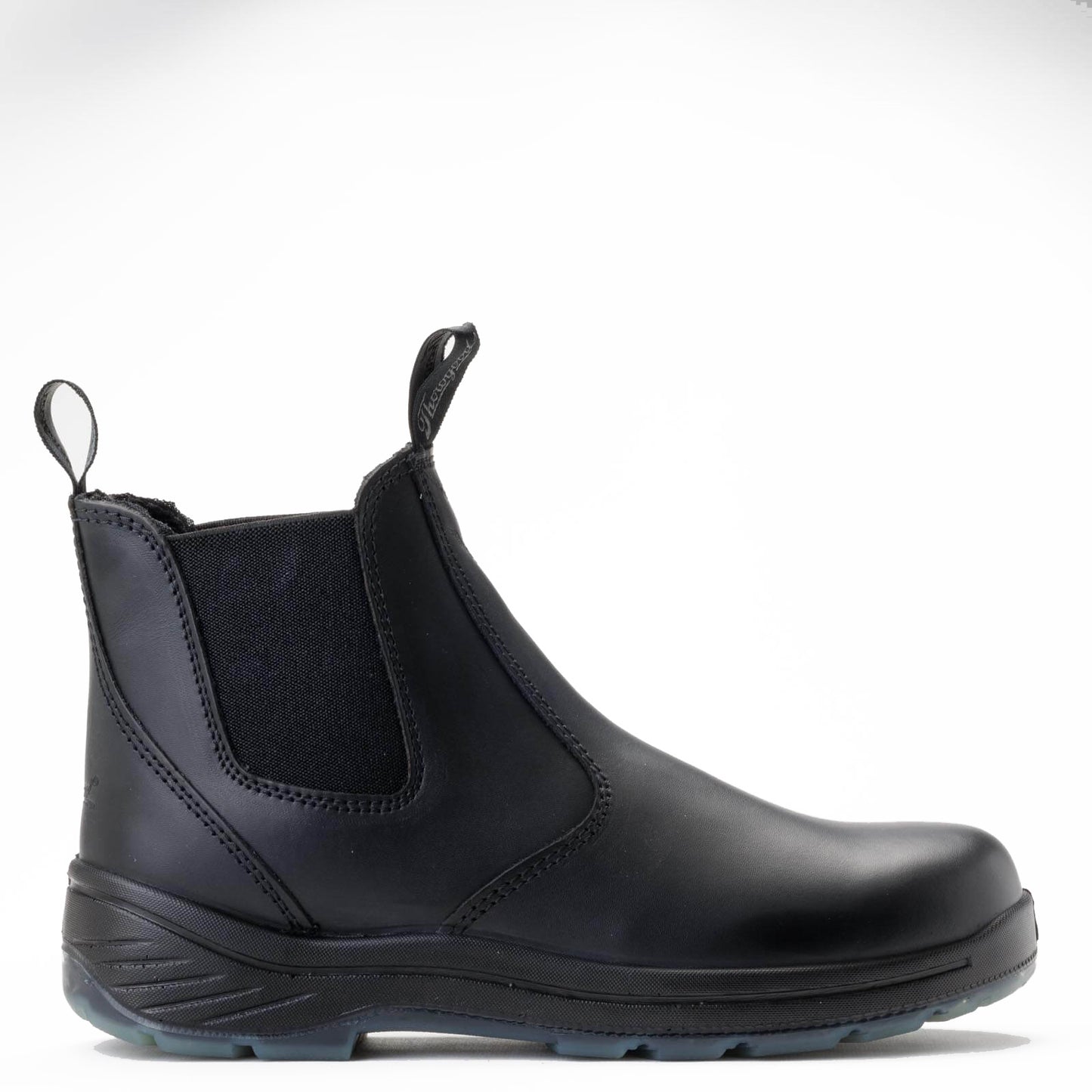 Thorogood - 804-6134 Quick Release Black Leather Safety Toe Station Work Boot