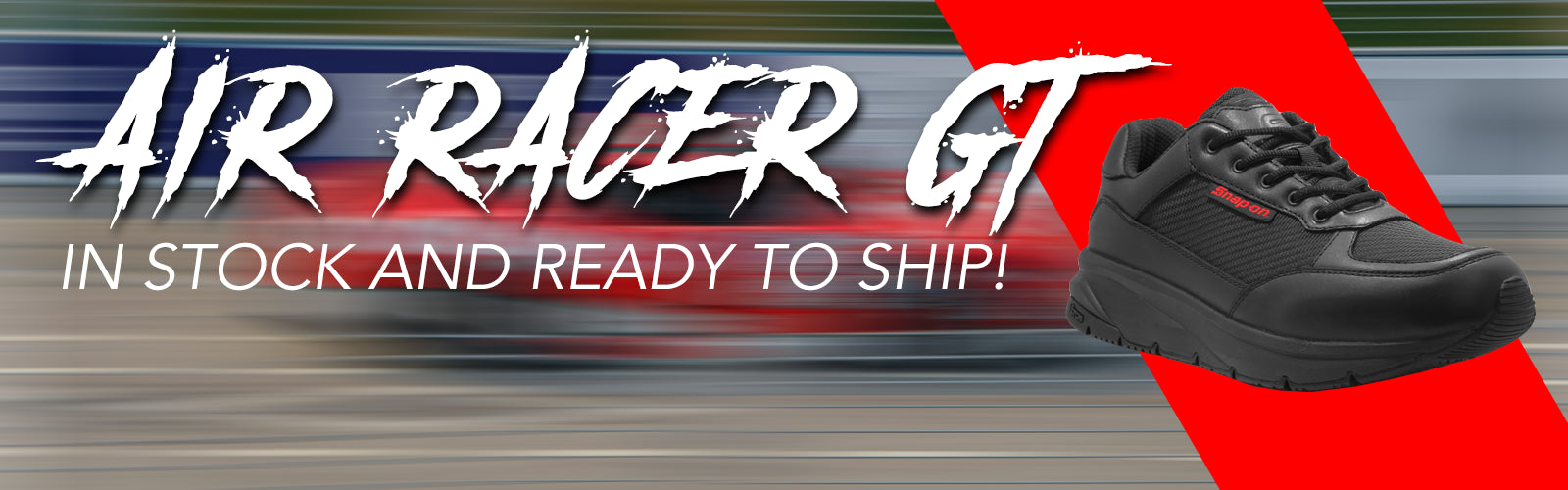 It's time to pre-order your Air Racer GT work sneaker!